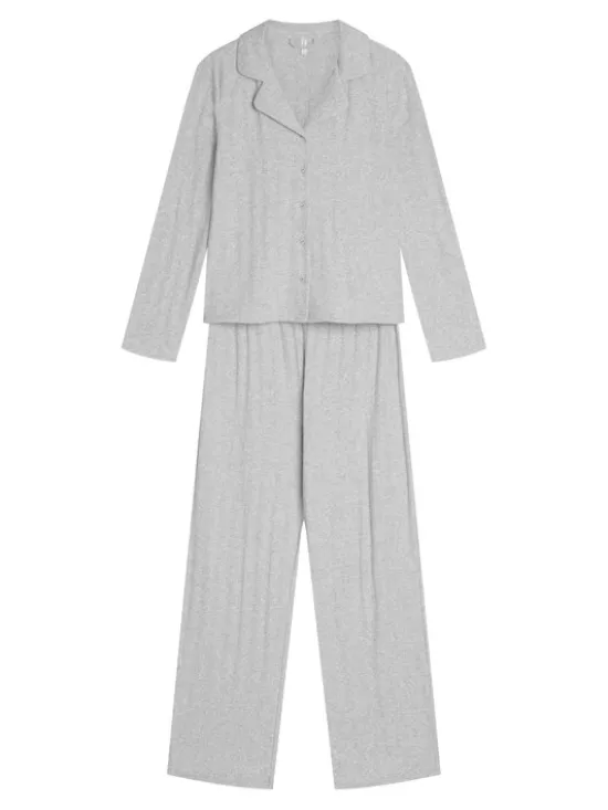 Esotiq Piżama 46006 Szary Regular Fit