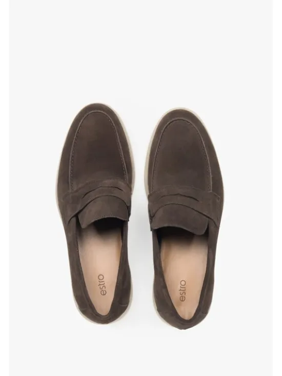 Estro Loafersy ER00117956 Brązowy