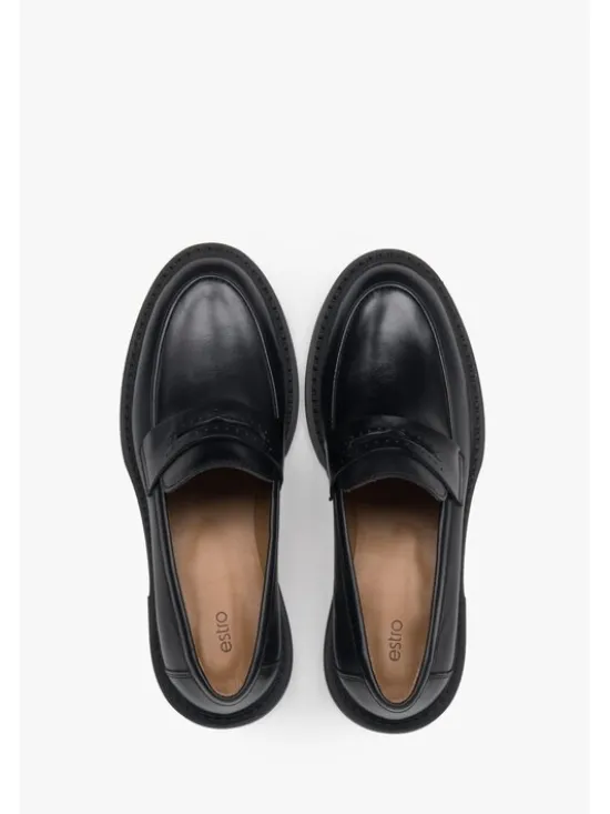 Estro Loafersy ER00117583 Czarny