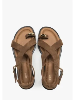 Estro Sandały ER00119608 Beżowy ciemny