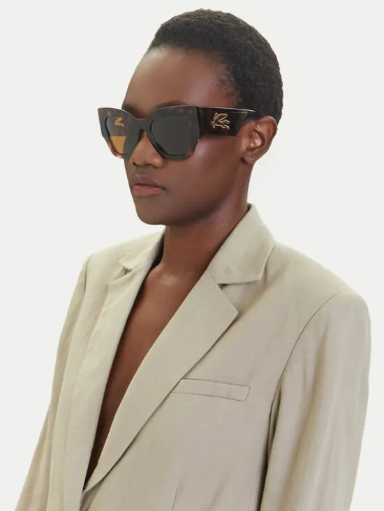 Etro Okulary przeciwsłoneczne 0076/S 207798 Brązowy