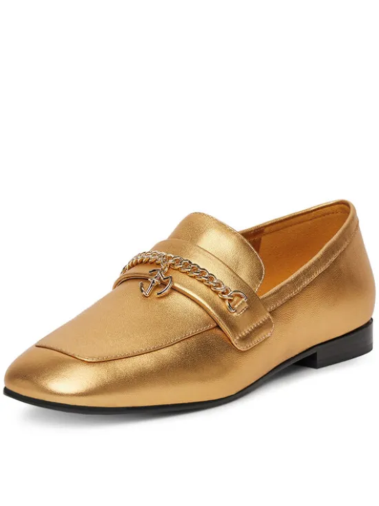 Eva Minge Loafersy CYNIA-LT2513-37 Złoty