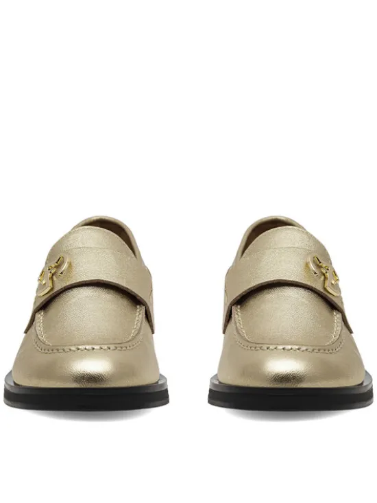 Eva Minge Loafersy MICHELLE-0107 Złoty