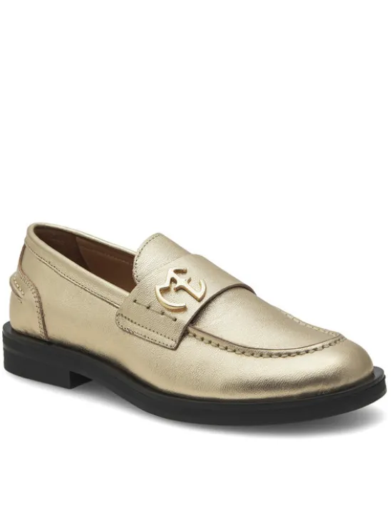 Eva Minge Loafersy MICHELLE-0107 Złoty