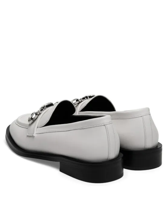 Eva Minge Loafersy WGA3289-1Z Biały