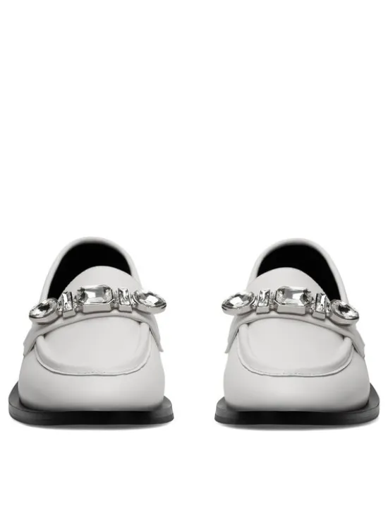 Eva Minge Loafersy WGA3289-1Z Biały