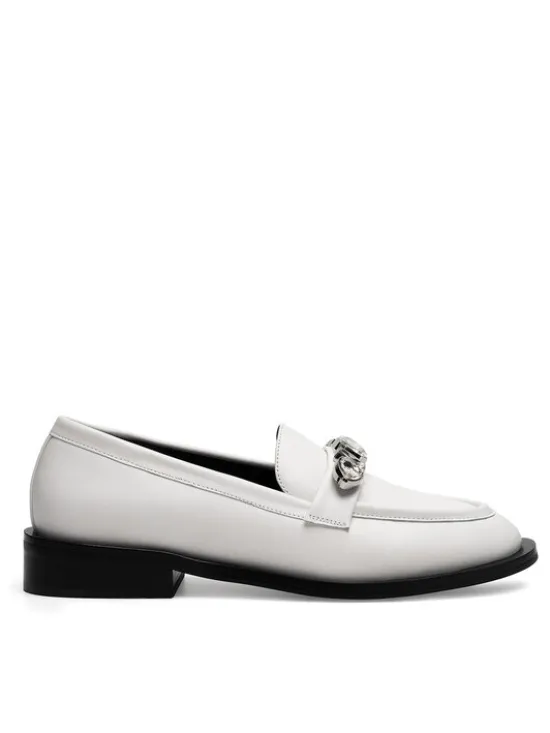 Eva Minge Loafersy WGA3289-1Z Biały