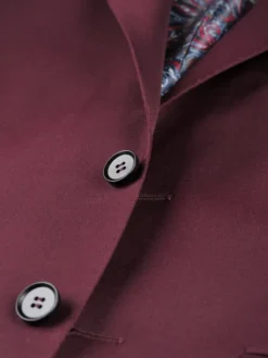 Evenemen Garnitur SLIVEN Bordowy Slim Fit