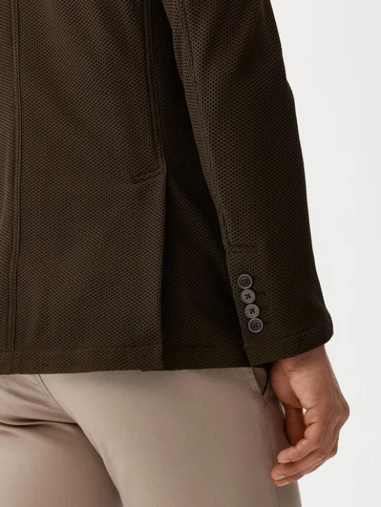 Evenemen Marynarka Alto Brązowy Slim Fit