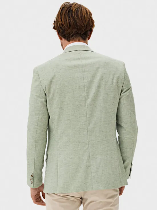 Evenemen Marynarka Passa Zielony Slim Fit
