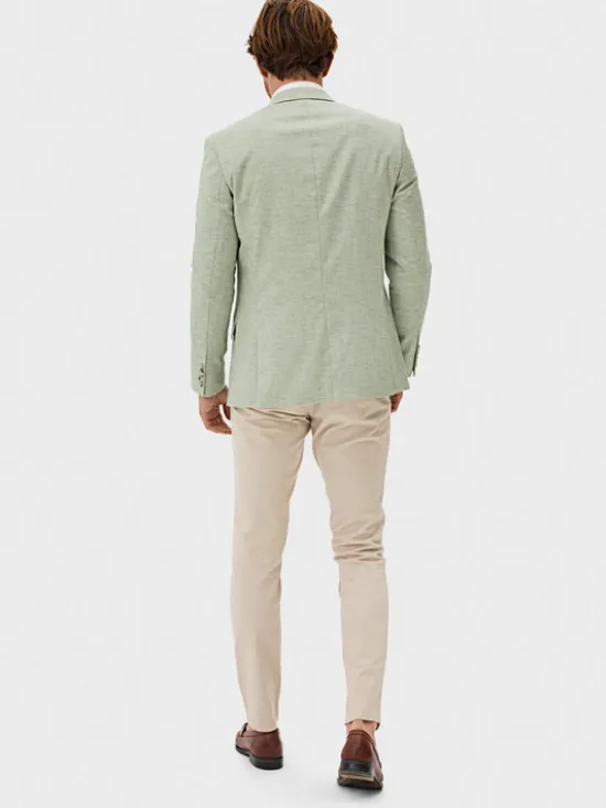 Evenemen Marynarka Passa Zielony Slim Fit