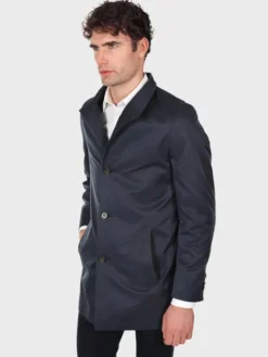Evenemen Płaszcz przejściowy MARKIZ Granatowy Slim Fit