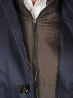 Evenemen Płaszcz przejściowy MARKIZ Granatowy Slim Fit