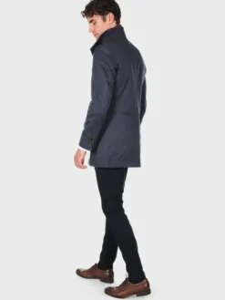 Evenemen Płaszcz przejściowy MARKIZ Granatowy Slim Fit