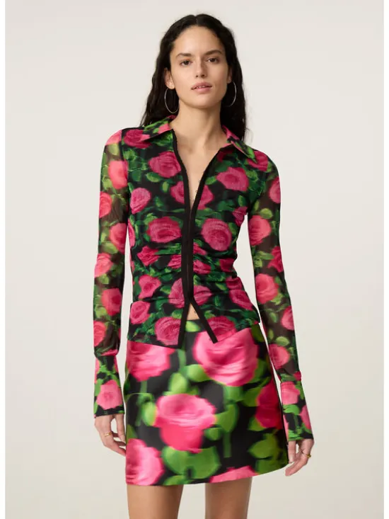 Fabienne Chapot Bluzka 6970-1884-178 Czerwony Regular Fit