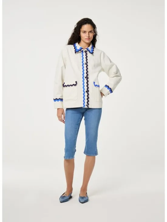 Fabienne Chapot Marynarka 6156-1607-98 Beżowy Regular Fit