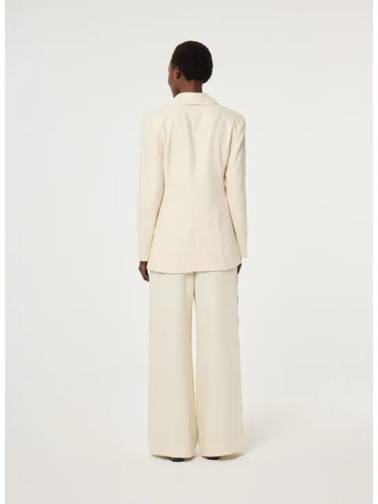 Fabienne Chapot Marynarka 6139-1487-102 Beżowy Slim Fit