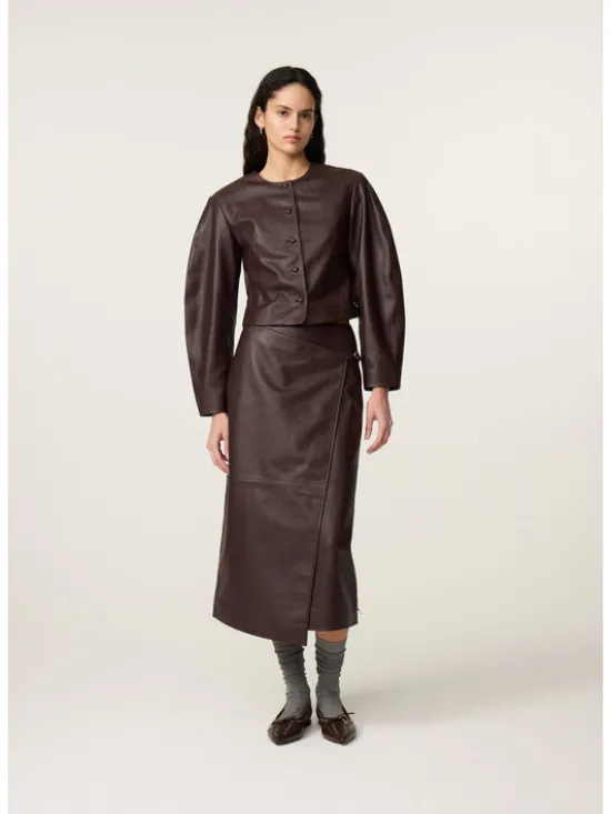 Fabienne Chapot Spódnica maxi 6990-1610-103 Brązowy Regular Fit