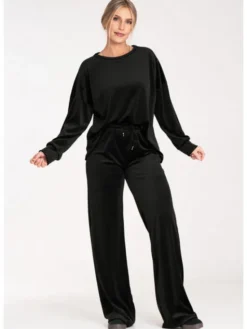 FIGL Komplet dresowy M1100 Czarny Regular Fit