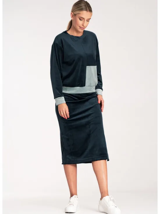 FIGL Komplet dresowy M1036 Granatowy Regular Fit