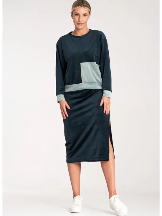 FIGL Komplet dresowy M1036 Granatowy Regular Fit