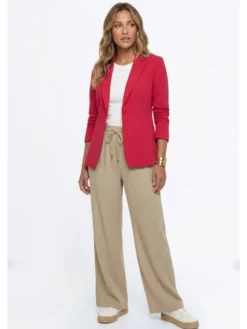 FIGL Marynarka M1339 Czerwony Fitted Fit