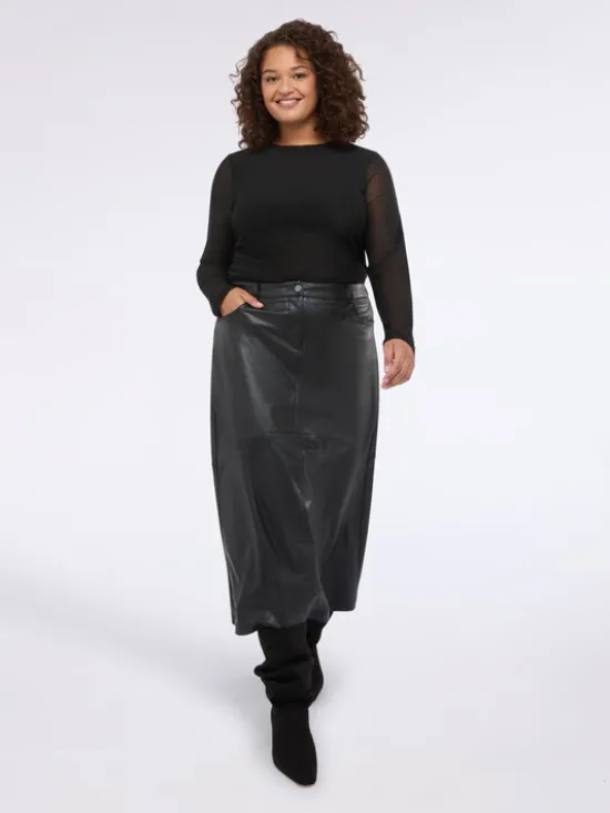 Fiorella Rubino Bluzka G004L008780N033 Czarny Regular Fit