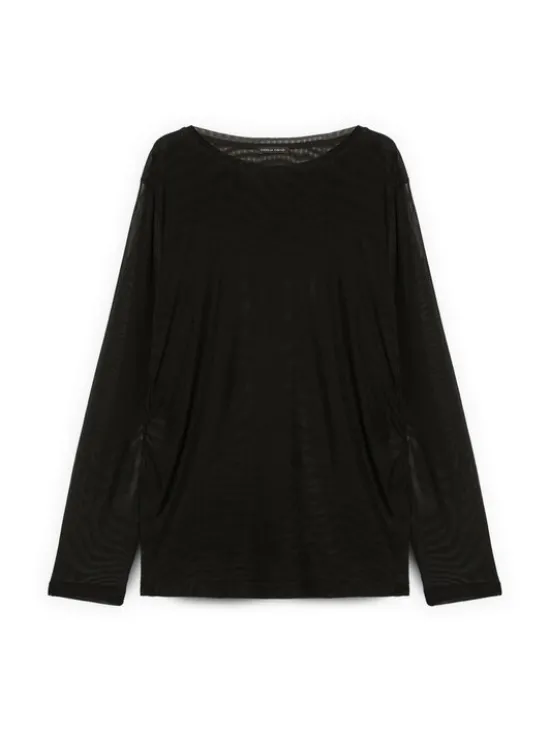Fiorella Rubino Bluzka G004L008780N033 Czarny Regular Fit