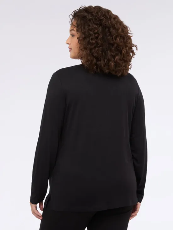 Fiorella Rubino Bluzka G251L008563N033 Czarny Regular Fit