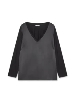 Fiorella Rubino Bluzka G251L008563N033 Czarny Regular Fit