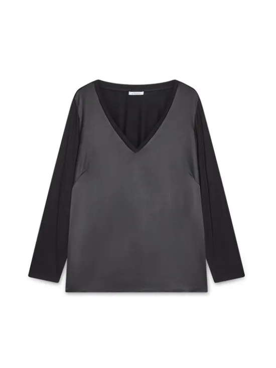Fiorella Rubino Bluzka G251L008563N033 Czarny Regular Fit