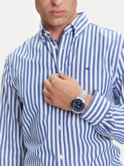 Fossil Zegarek Blue FS6029 Srebrny