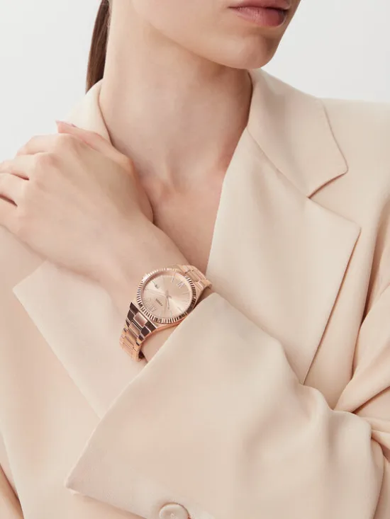 Fossil Zegarek ES5258 Złoty