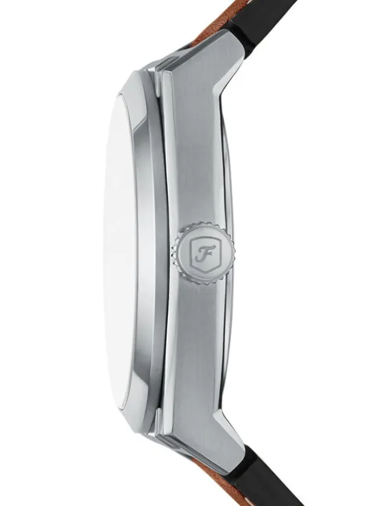Fossil Zegarek Everett FS6115 Brązowy