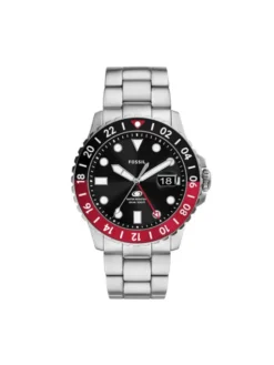 Fossil Zegarek FS6092 Srebrny