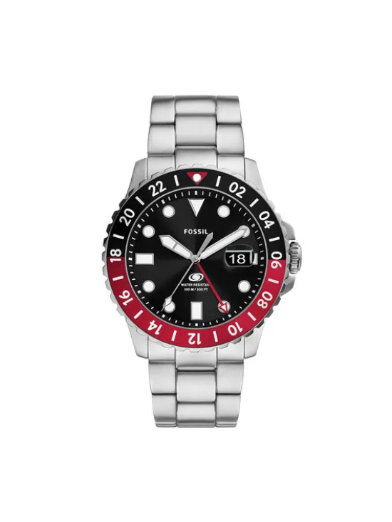 Fossil Zegarek FS6092 Srebrny