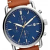 Fossil Zegarek FS5401 Srebrny