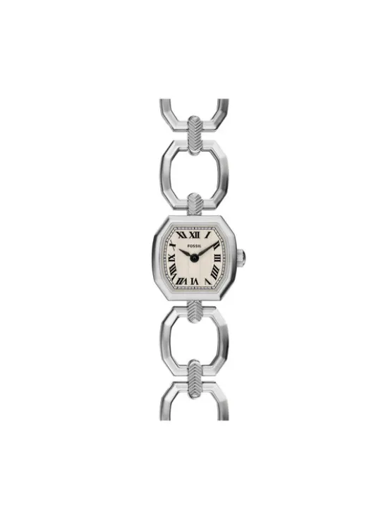 Fossil Zegarek Harlow ES5485 Srebrny