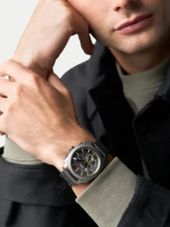 Fossil Zegarek Machine Chrono FS6160 Szary