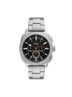 Fossil Zegarek Machine FS6095 Srebrny