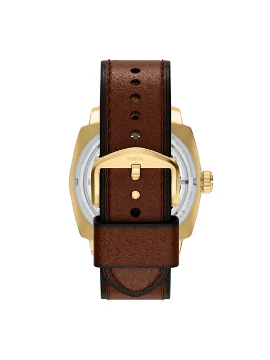 Fossil Zegarek Machine ME3278 Brązowy