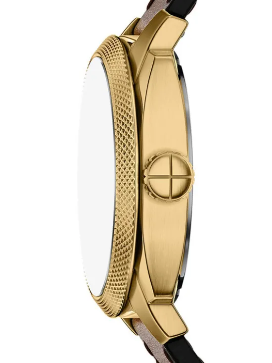Fossil Zegarek Machine ME3278 Brązowy