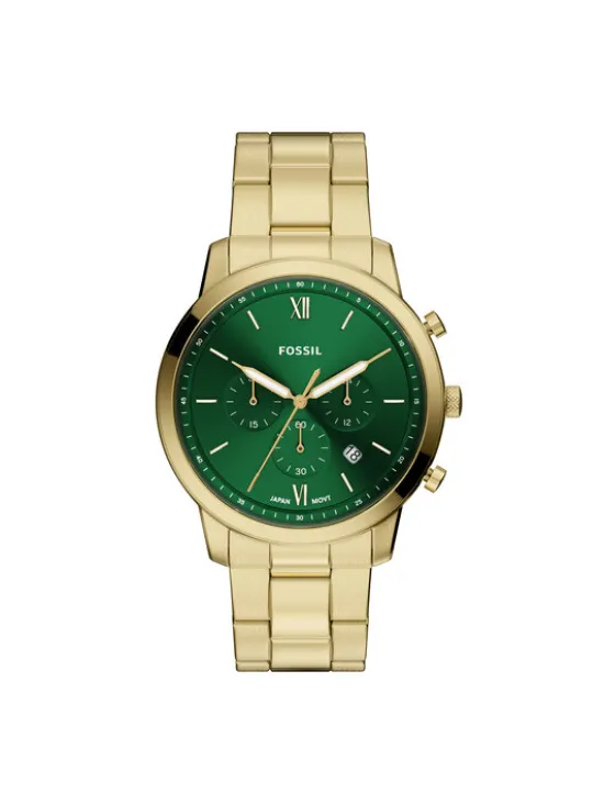 Fossil Zegarek Neutra FS6164 Złoty