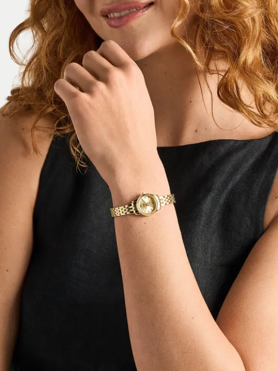 Fossil Zegarek Scarlette ES5474 Złoty