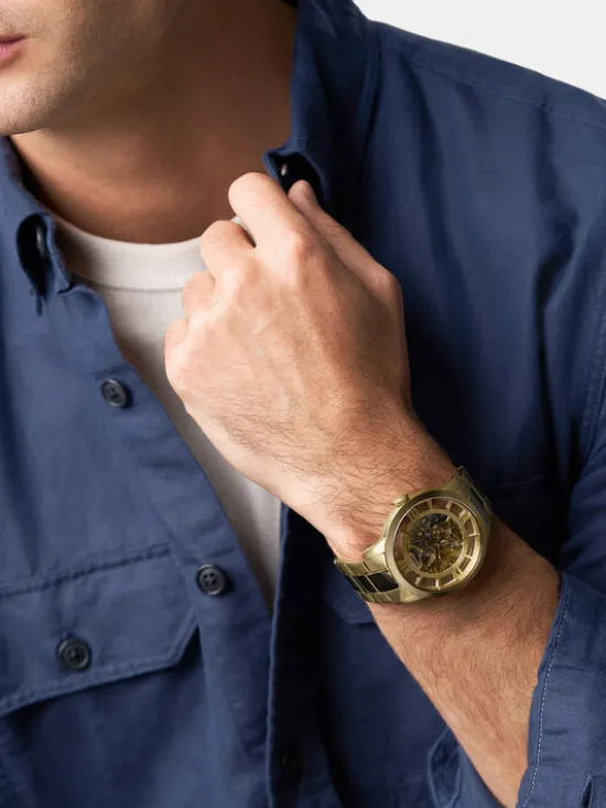 Fossil Zegarek Townsman ME3280 Złoty