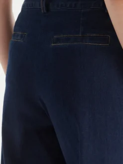 Fracomina Jeansy FS25WV3004W78201 Granatowy Wide Leg
