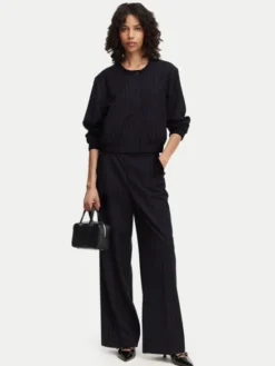 French Connection Marynarka Alia 759A5 Granatowy Boxy Fit
