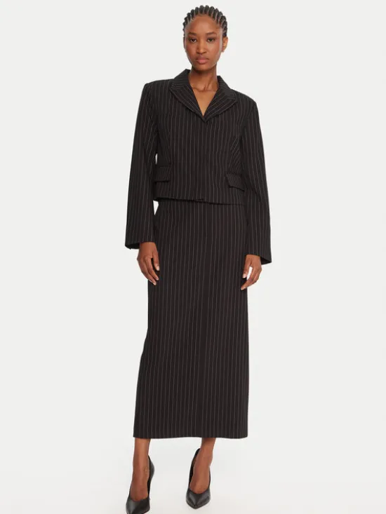 French Connection Spódnica midi 73ZBB Czarny Regular Fit