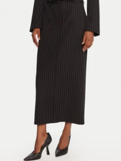 French Connection Spódnica midi 73ZBB Czarny Regular Fit