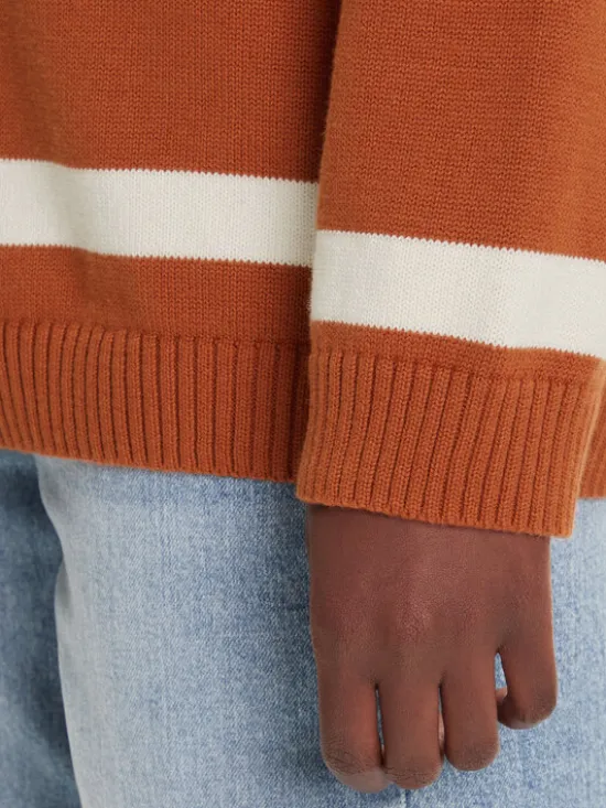 Gant Sweter 4805341 Brązowy Relaxed Fit